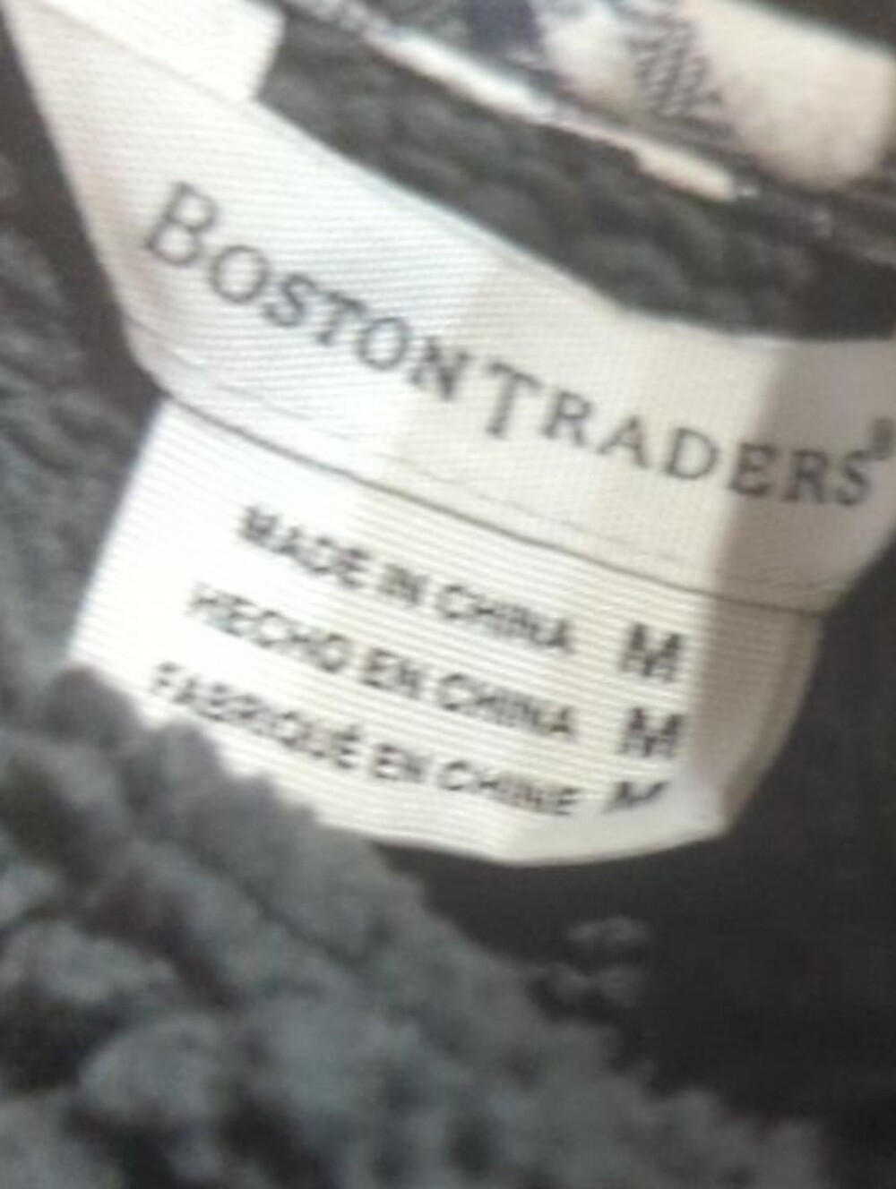 Boston Traders Men’s M Black Faux Shearling Sherpa Lined Jacket Plaid Snap Coat - Picture 2 of 9